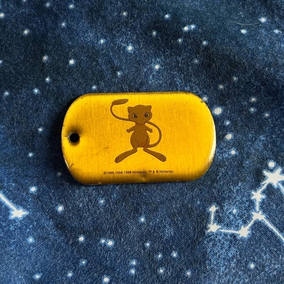 Pokemon Other - Vintage Mew Pokemon Dog Tag for Necklace